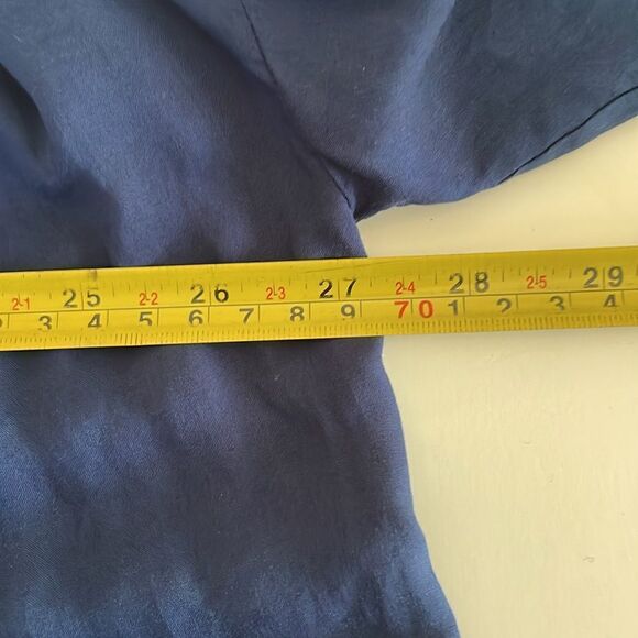 Elizabeth And James Navy Ophelia Blouse Size S - Picture 10 of 12